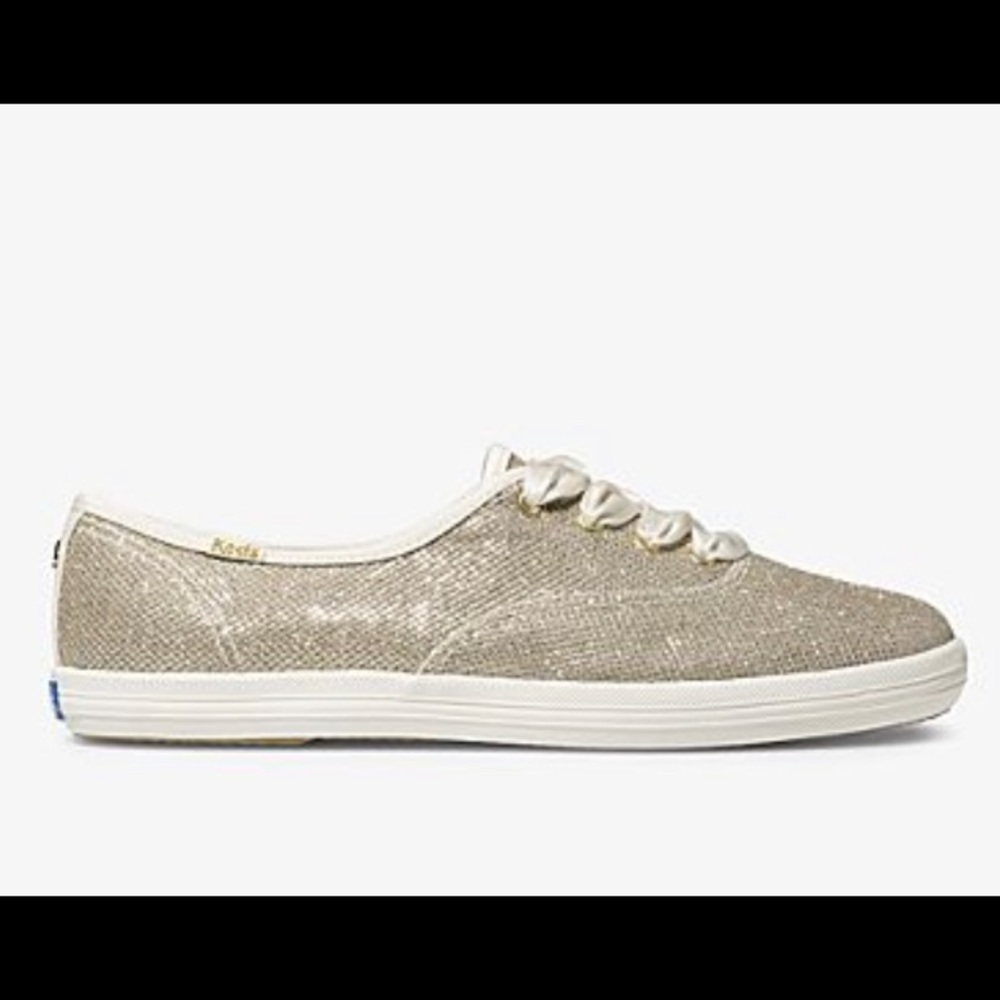 Keds in gold sparkle size 7 EUC